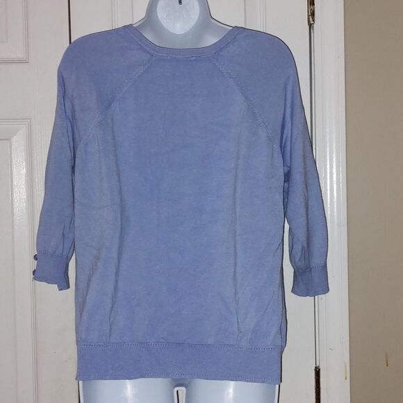 Maurices  baby blue  button down cardigan Sz XXL - Picture 4 of 5